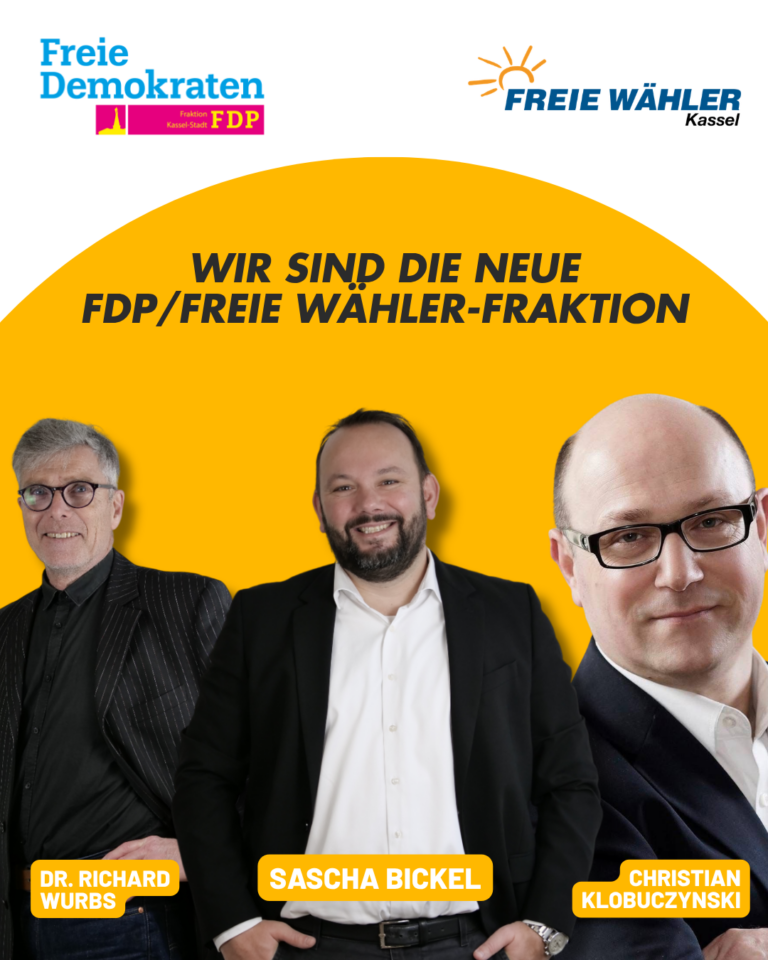 FDP und FREIE WÄHLER bilden gemeinsame Fraktion